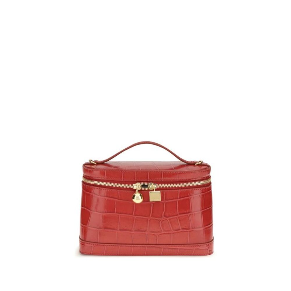 Jacquemus Red Calf Leather Bos Taurus Women's Handbag
